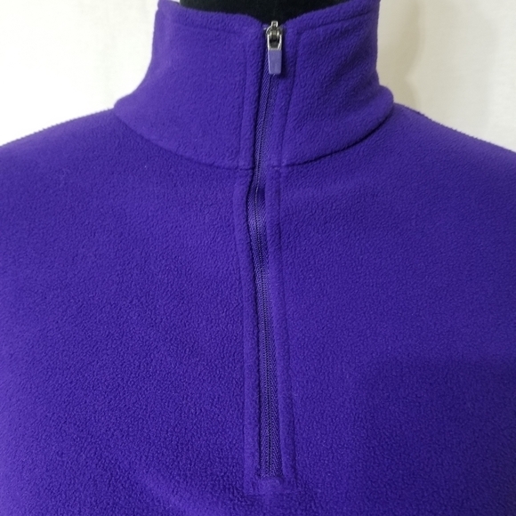 Land's End quarter zip fleece jacket - Picture 2 of 6